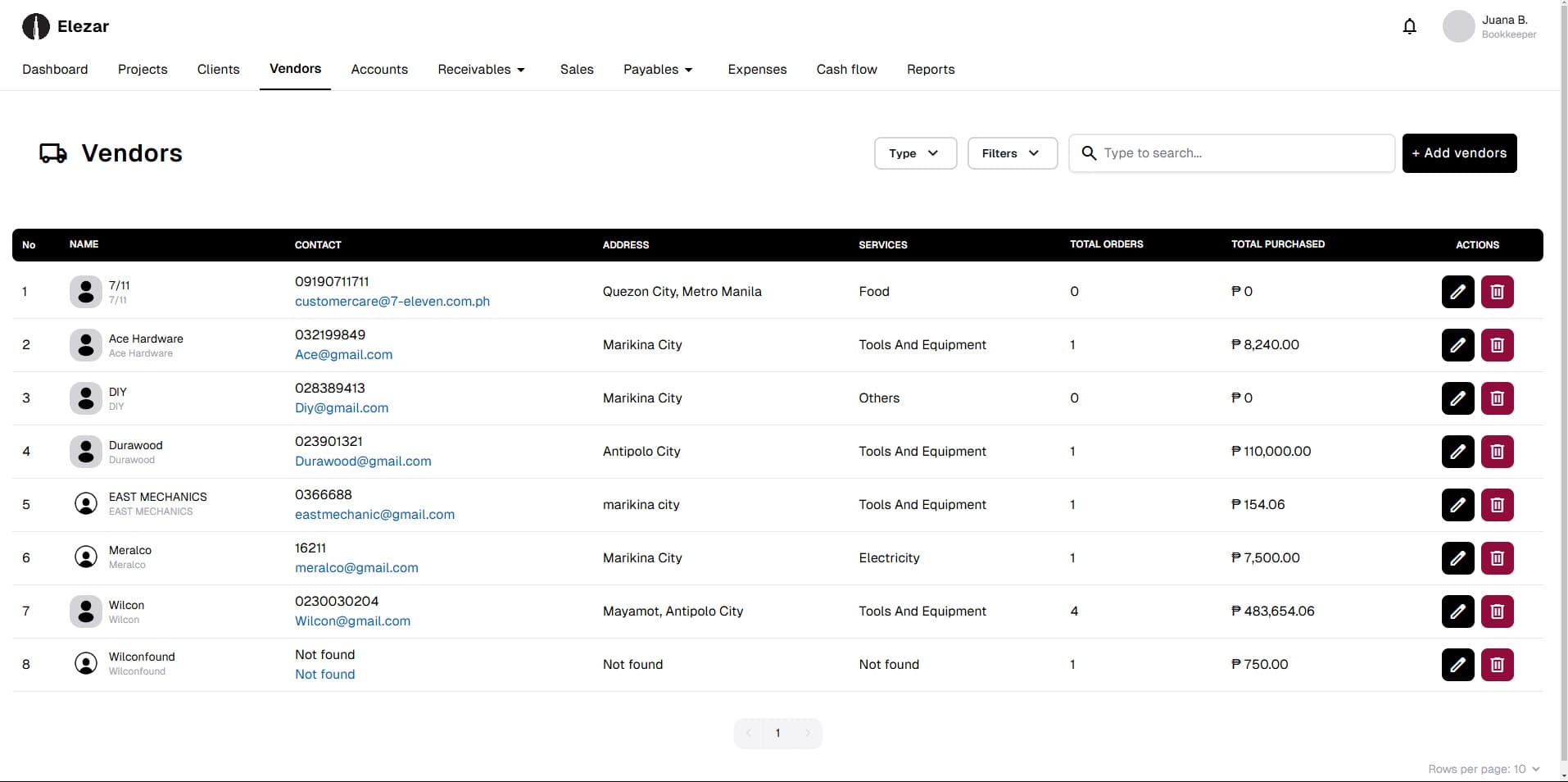 Elezar Sales and Expenses Tracker with OCR