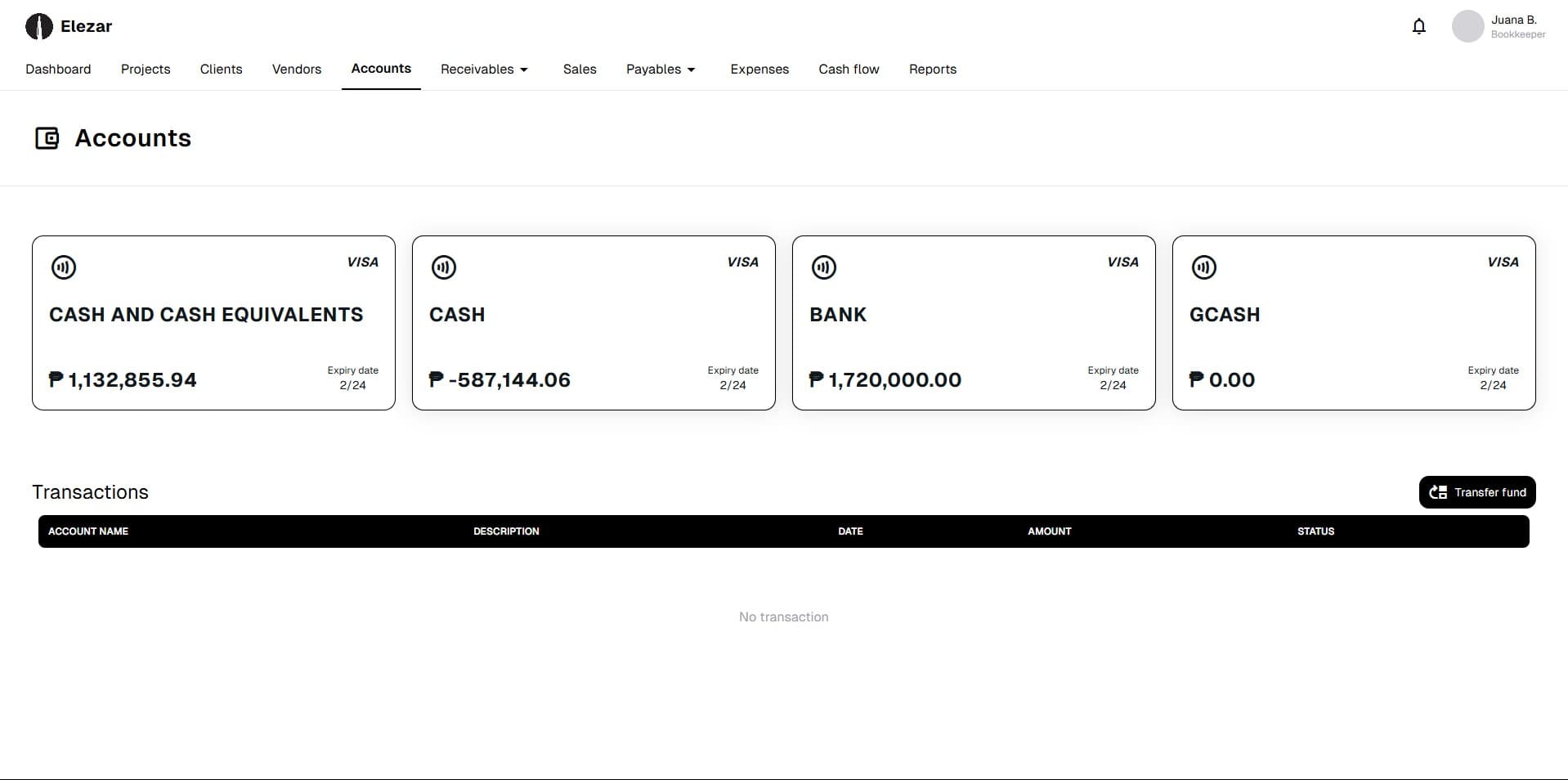Elezar Sales and Expenses Tracker with OCR