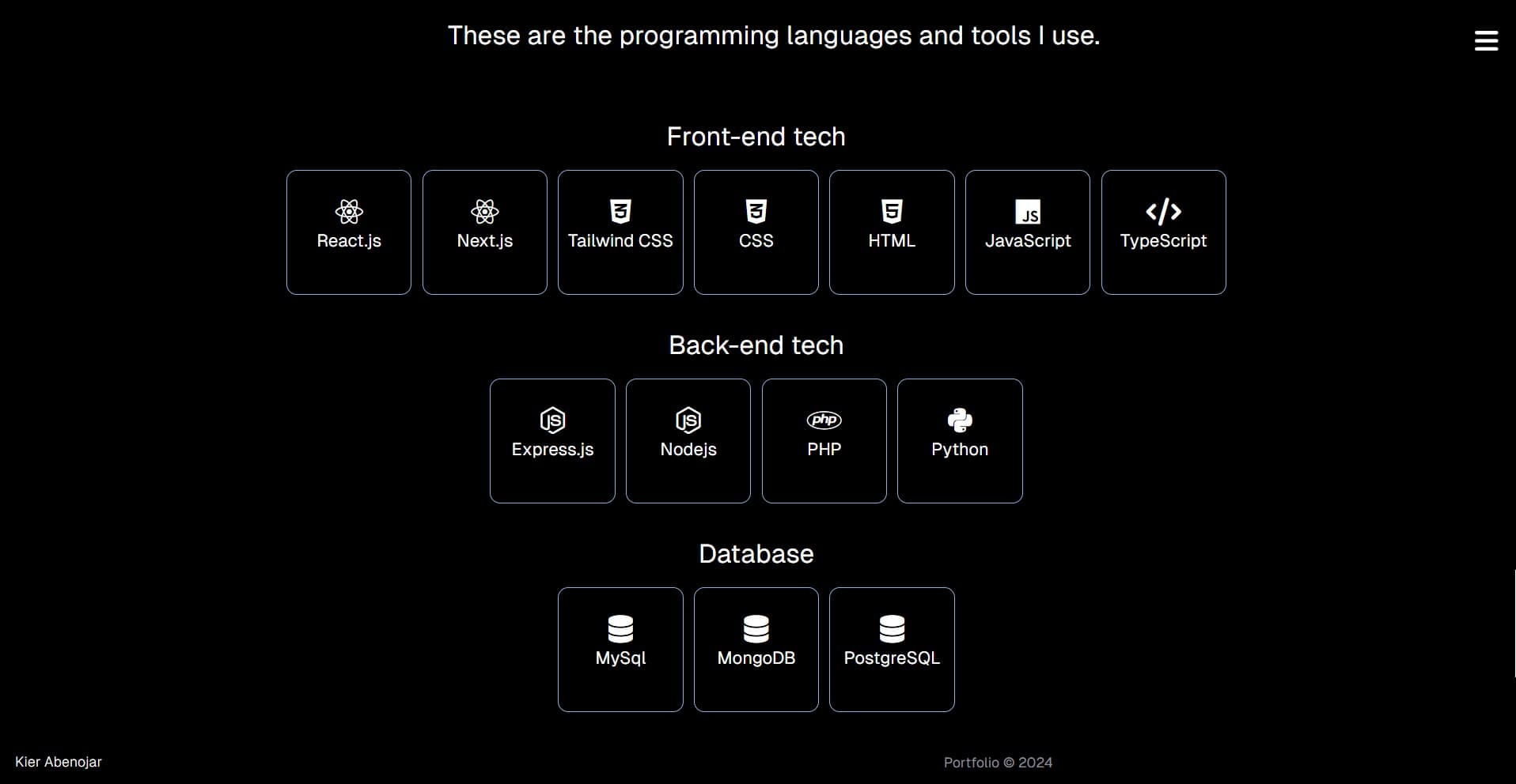 My Website Portfolio